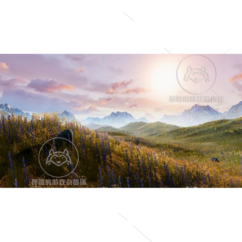 Unity Grassland Environment 梦幻草地环境场景包 1.0 - 图3