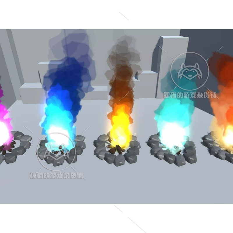 Unity Stylized Fire FX Assets Package风格化火焰特效 2.0-图1