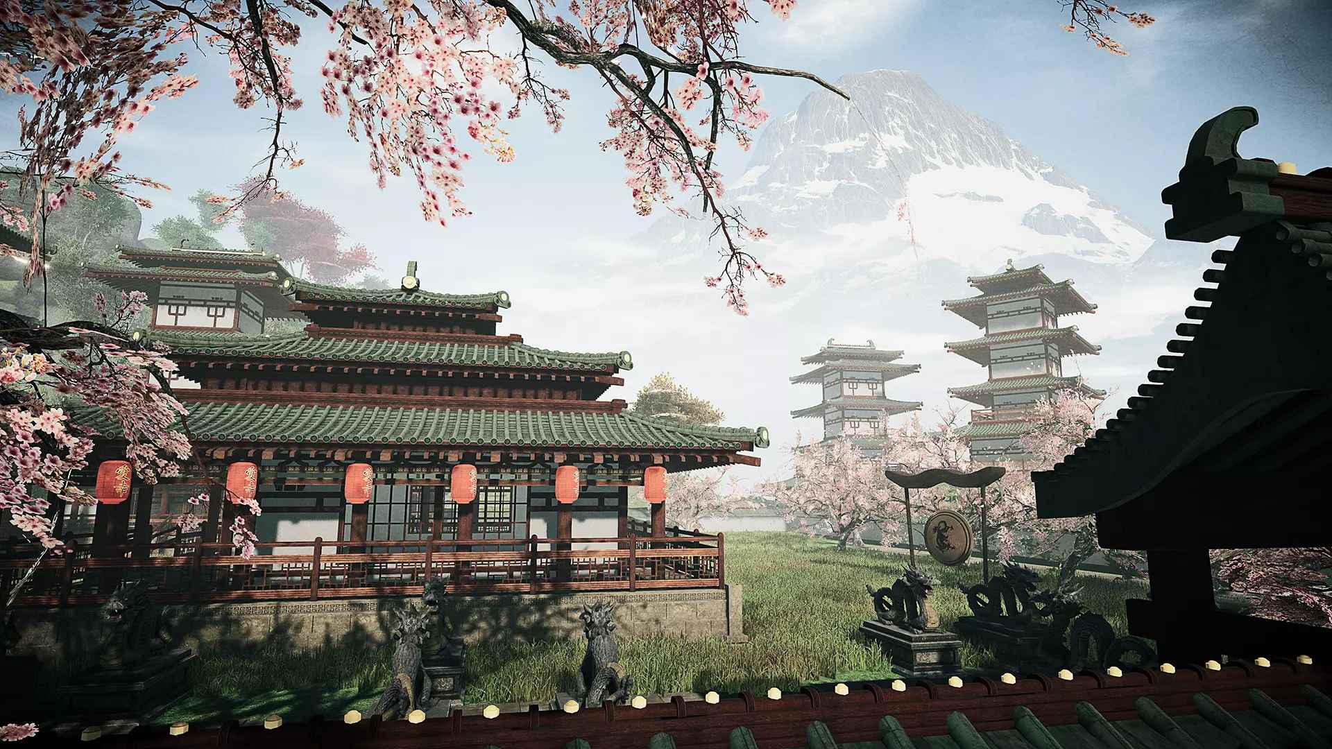 Unity Japan Garden HDRP 1.0高清管线日本花园室内外场景建筑包-图0