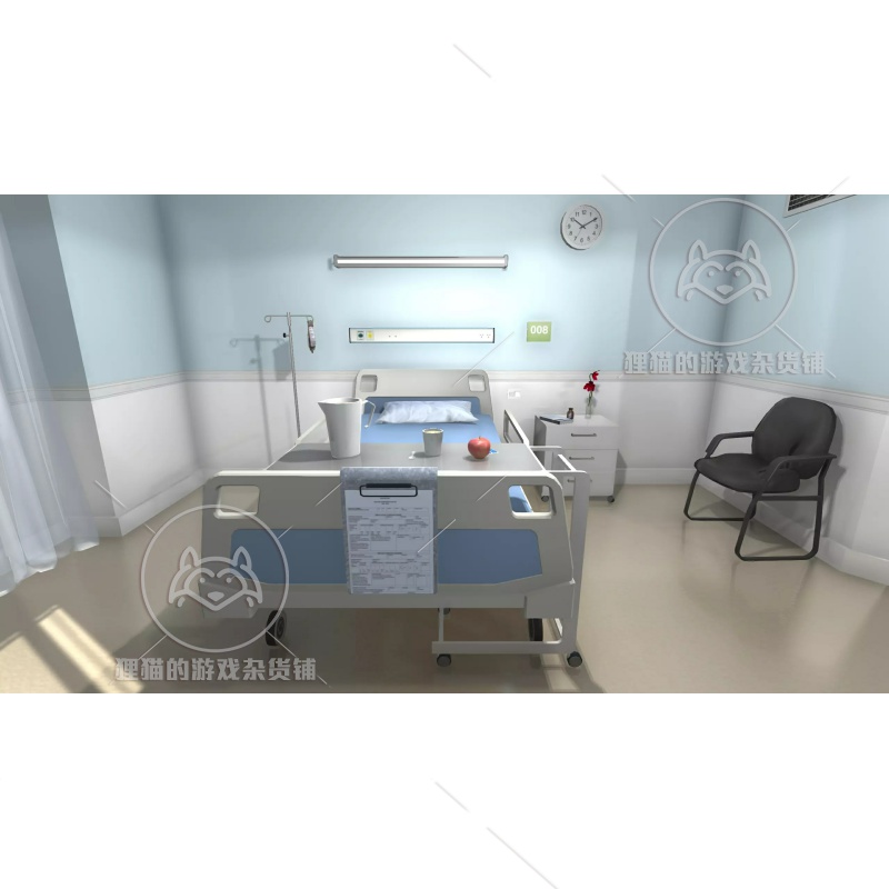 Unity Hospital Room 医院病房场景 1.1 - 图2