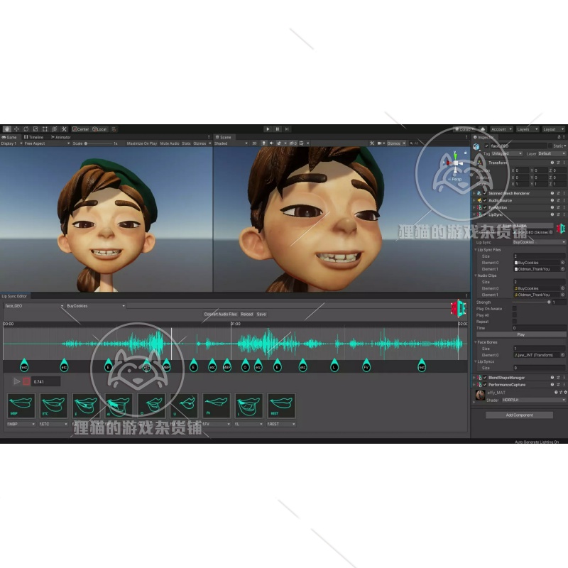 Unity Puppet Face 1.5.1 包更新 人脸面部表情动画工具插件 - 图0
