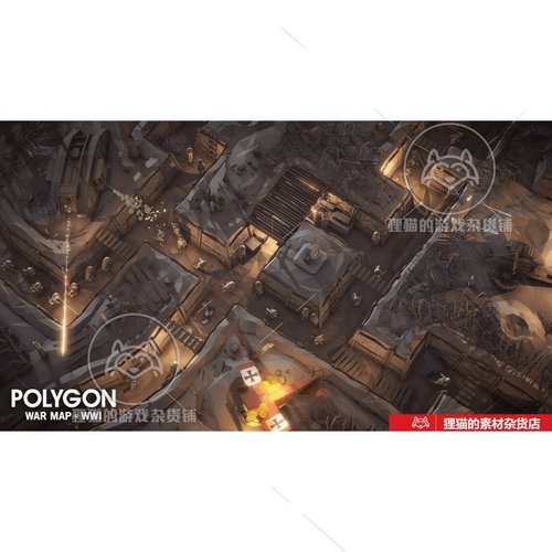 Unity POLYGON - War Map - WWI - Art by Synty 1.0.3 包更 - 图3