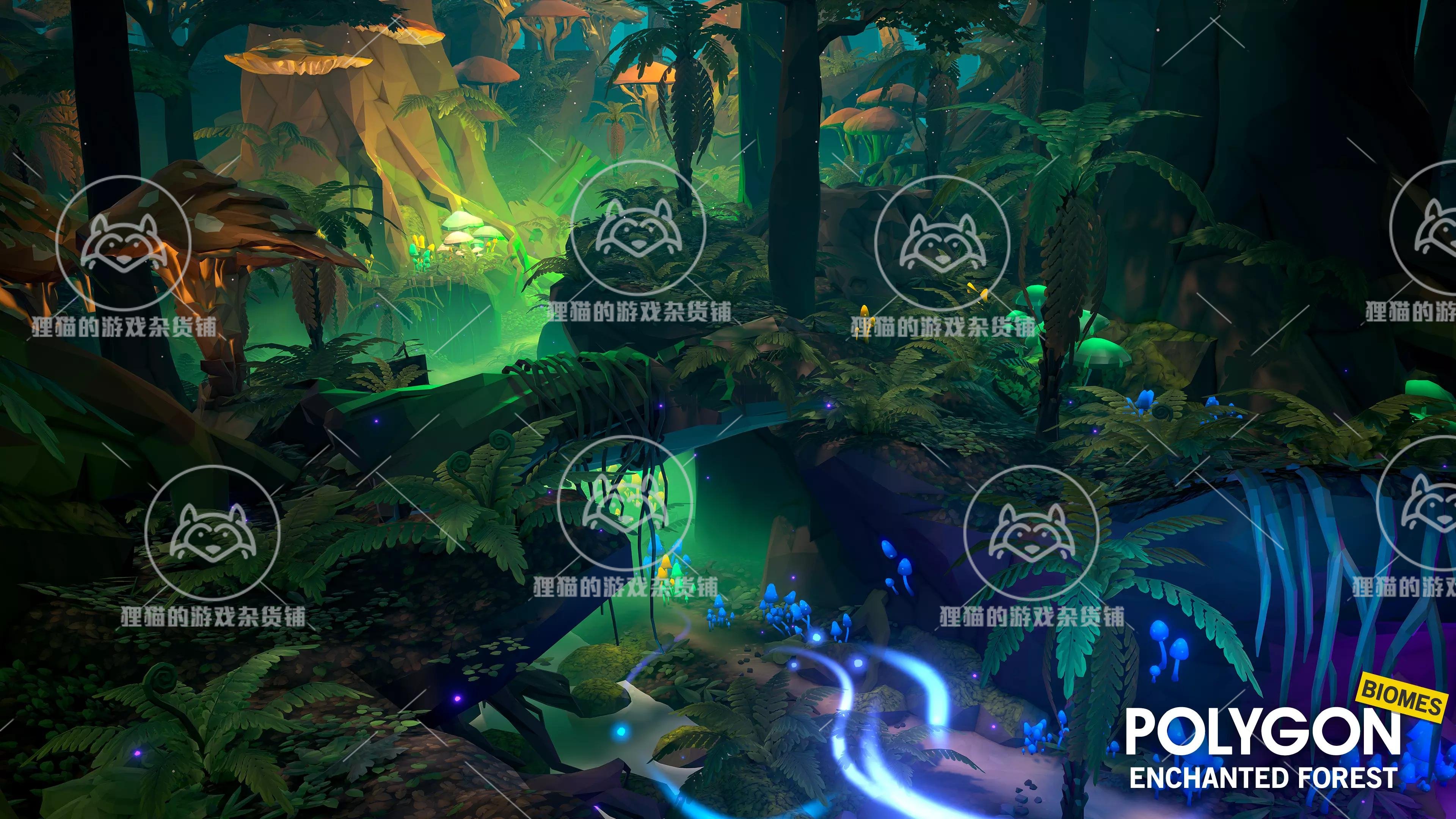 Unity POLYGON Enchanted Forest Nature Biomes 1.4.0 包更 森林 - 图1