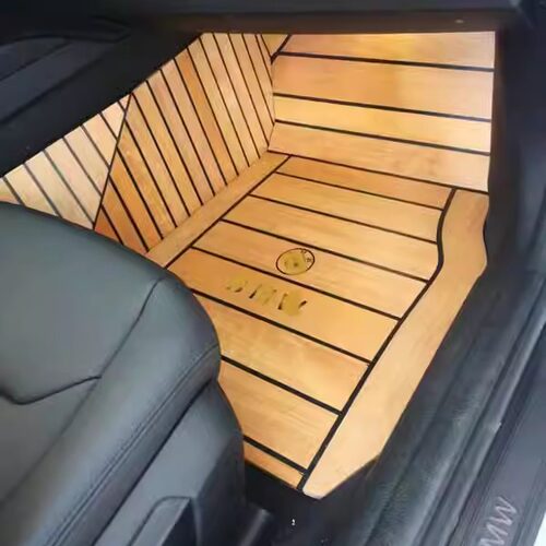 适用于宝马新能源I3 IX3 X1X3 X5 X4 X2 X6 X7专用游艇木地板脚垫 - 图2