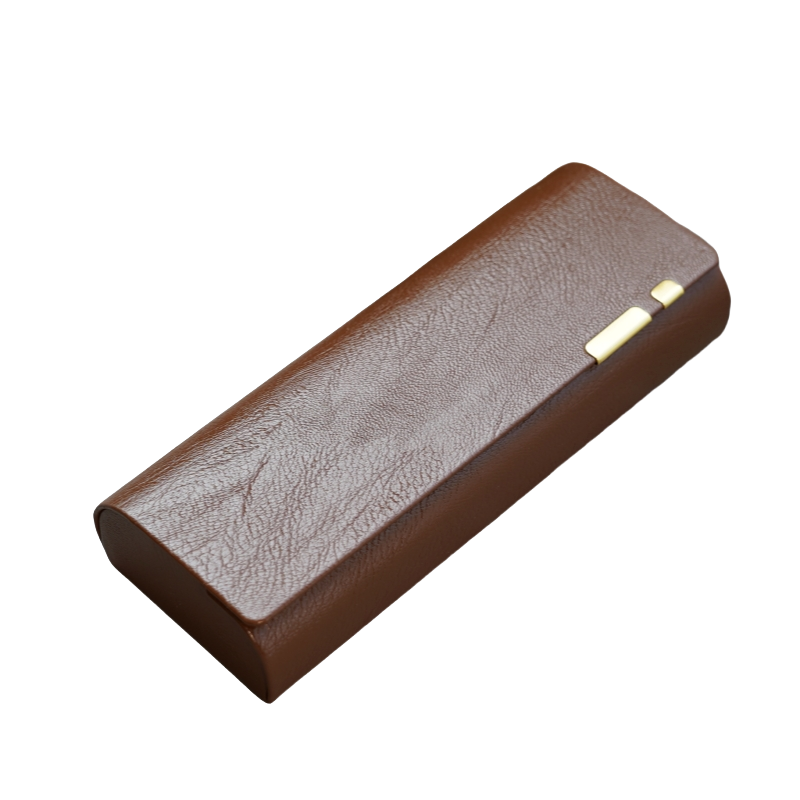 便携式皮质装饰眼镜盒抗压耐摔色泽亮丽眼镜收纳盒适合大部分眼镜,淘宝优惠券,粉丝福利购,淘宝优惠卷