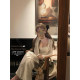 NSSCOLLECTION Gilt ແລະ trousers ເຈາະຮ້ອນ