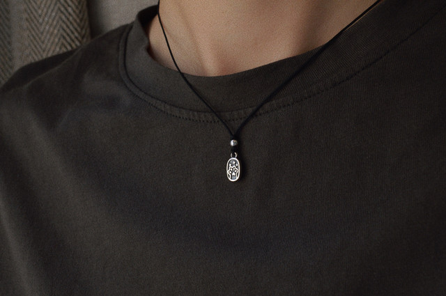 Couple style sterling silver simple and versatile cat necklace