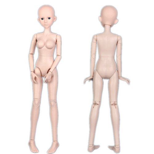正版心怡娃娃4分体BJD大欣妍关节SD粉白肌1:4小鸟坐裸娃四分素体 - 图3