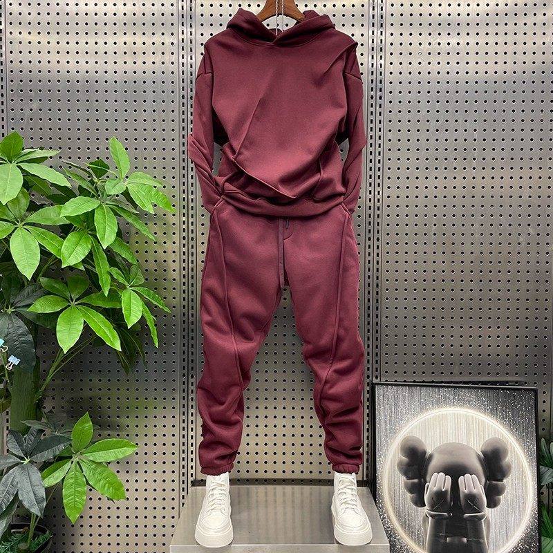 仓树一石潮流春秋冬本命年休闲运动套装男卫衣卫裤情侣百搭两件套,淘宝优惠券,粉丝福利购,淘宝优惠卷