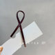 Korea's new style Dilireba's bangs side clip hairpin same style bow slender one-word clip spring clip