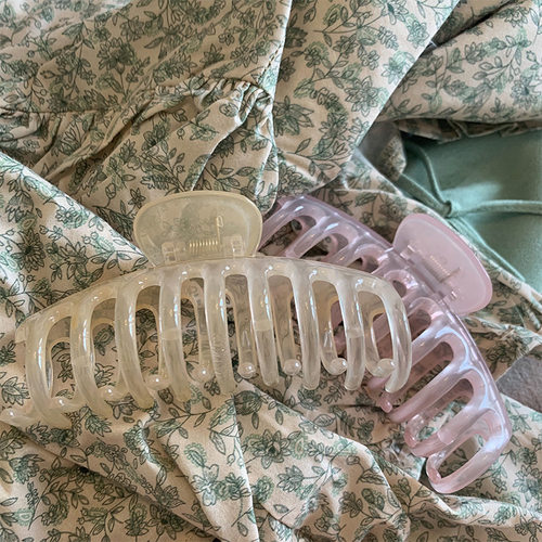 韩国ins发卡法式大号发抓大容量抓夹盘发后脑勺发夹高级感鲨鱼夹 - 图2