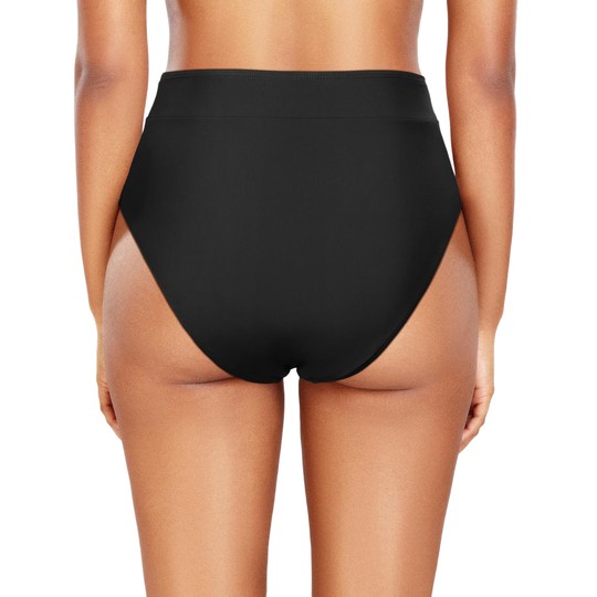 Bañador de bikini triangular de cintura alta para mujer, cintura ancha europea y americana