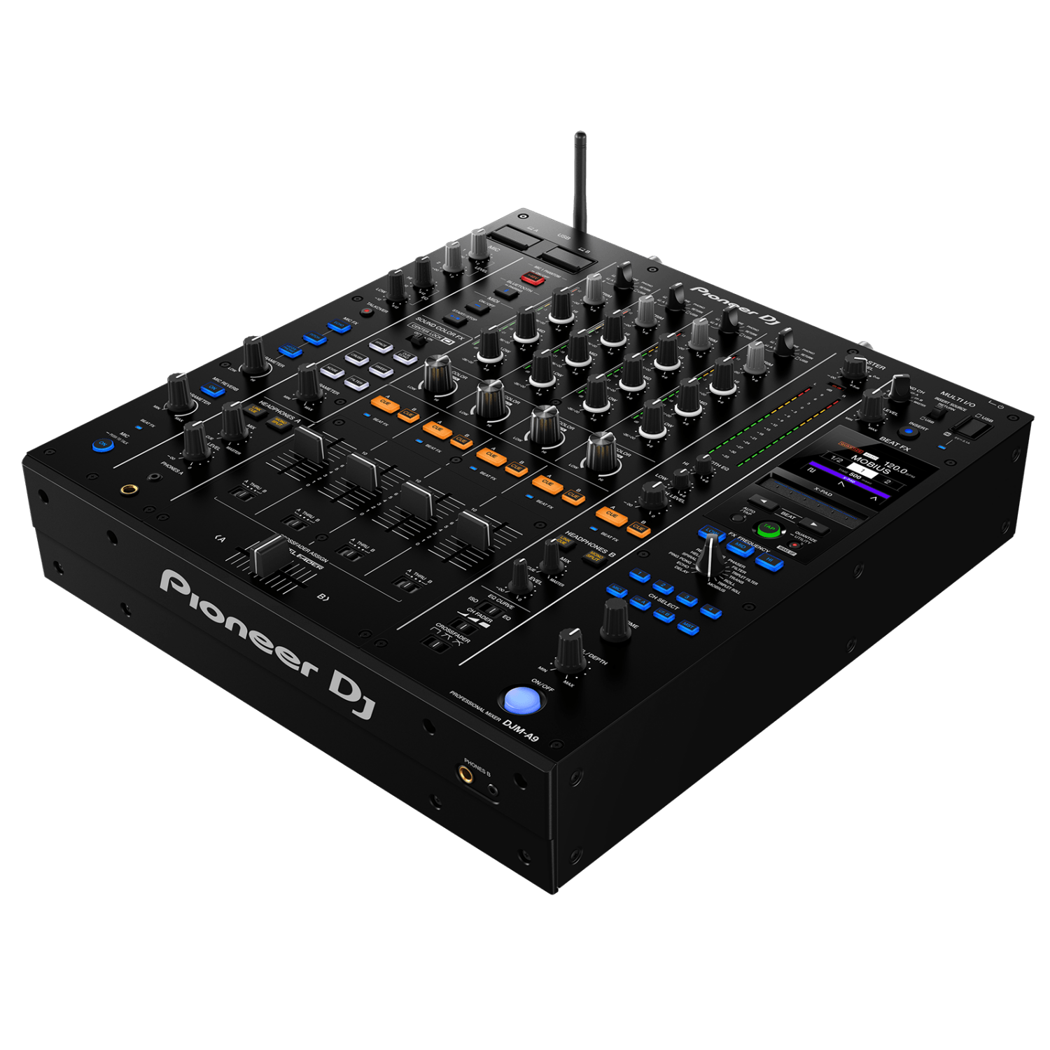 pioneerdj先锋DJM-A9混音台包房酒吧新旗舰四通道多功能国行正品 - 图1