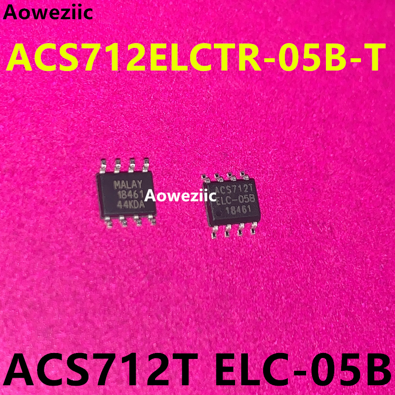 ACS712ELCTR-05B-T ACS712E ELC-05B线性电流传感器电压隔离IC-图1