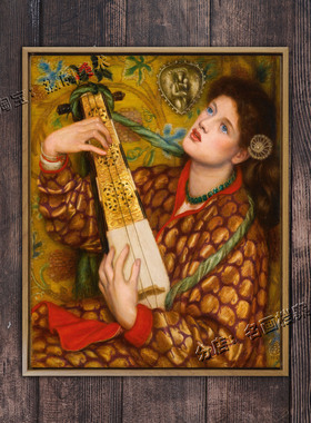 圣诞颂歌 A Christmas Carol Dante Gabriel Rossetti 绘画油画
