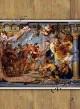 亚伯拉罕和麦基洗德的会面 Meeting of Abraham Melchizedek 油画