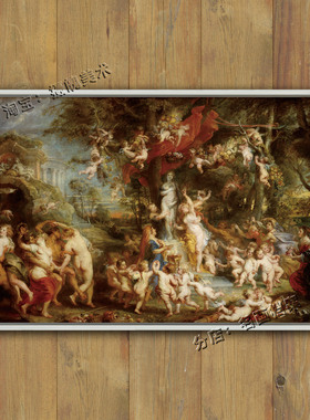维纳斯的盛宴 Feast of Venus 鲁本斯 希腊神话 罗马 古代神仙 画