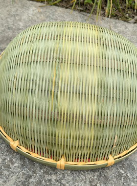 竹编收纳筐酒店厨房用具储物笼淘米筐面包筐馒头筐箩筐