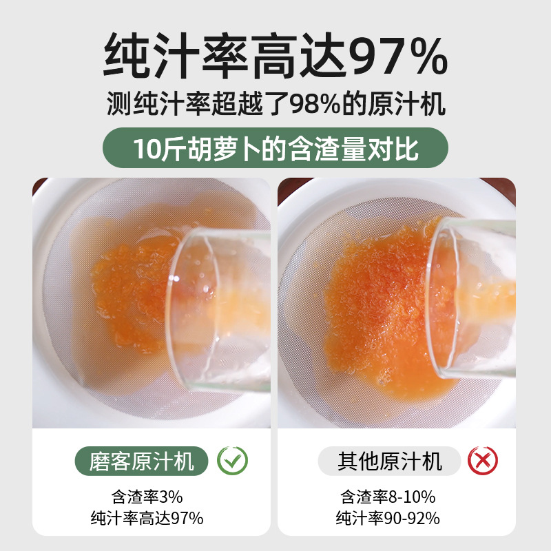 MOKKOM Mianke Juice Machine Juice Slag Separation Juice Machine Home Mini Small Fully Automatic Mini Juice Fryer