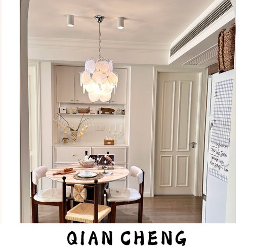 意大利murano中古风客厅卧室餐厅七彩法式复古穆拉诺手工玻璃吊灯 - 图2