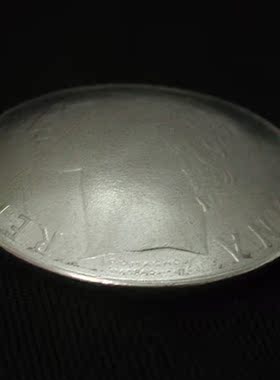 手工制作养牛硬币扣 外国真硬币 财布扣 女王，约27MM D29一02