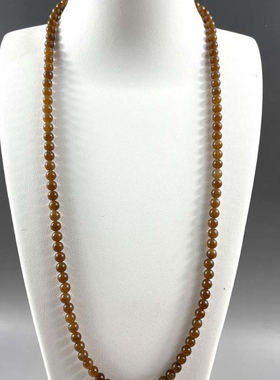 和田玉糖玉108项链佛珠链手链