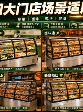 【摆摊利器】冷藏保鲜展示柜