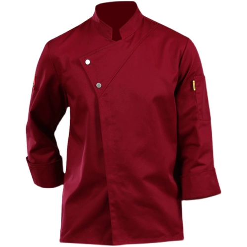 Рабочая одежда шеф-повара для общественного питания, мужская элитная одежда с длинными рукавами, ресторан, задняя кухня большого размера, одежда с короткими рукавами, рукава три четверти