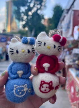 森禧尼泊尔纯手工羊毛毡挂件