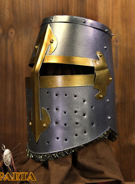 头盔中世纪风影视表演酒吧摆件