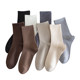 Long staple cotton mid-calf socks