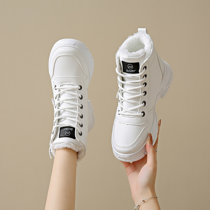 大码女鞋41一43马丁靴冬季新款保暖棉鞋加绒加厚高帮雪地靴,淘宝优惠券,粉丝福利购,淘宝优惠卷