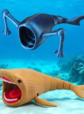 3D打印深海巨兽怪兽关节可动深海迷航海怪食海者玛雅模型玩具摆件