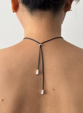 小众设计吴昕同款手工拉丝项链