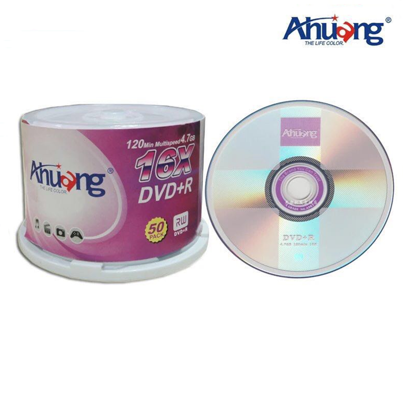 Ahuang亚皇dvd+r-r刻录盘16X4.7G空白电脑可打印光盘投标盘系统盘-图2