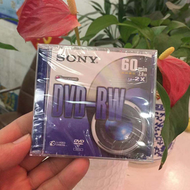 Sony/索尼DVD-RW/+RW光盘8CM可擦写摄像机专用光碟2.8G空白刻录盘 - 图1