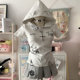 Confused Bear homemade Japanese style cute hot girl slim subculture versatile cat ears hooded house style short-sleeved jacket