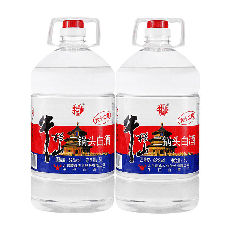 牛栏山二锅头62度清香型高度调香白酒5L*4桶装正品行货快递包邮 - 图2