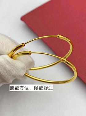 越南沙金女大耳环久不掉色
