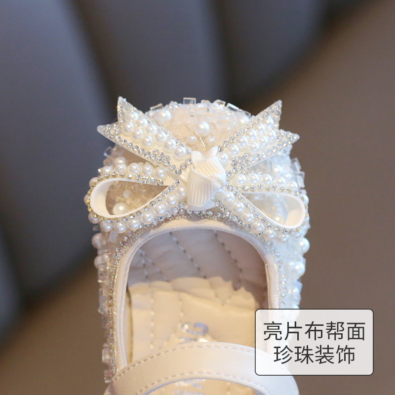 女宝宝鞋子一周岁生日春秋款女童公主婴儿学步鞋软底小童皮鞋夏季