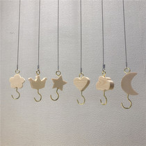 Childrens Clothing Shop Rings Steel Wire Hanging Stars Moon Wall Hanging Clothes Chain Sub Clothing Shop Hooks Hanger Racks