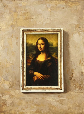 3d立体世界名画逼真冰箱贴树脂耳环女孩个性有趣经典艺术冰箱磁贴