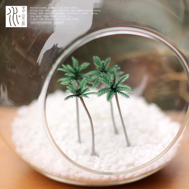 水云左边 苔藓微景观饰品 DIY材料 装饰造景樱花树 迷你 桃花树 - 图3