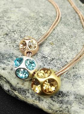 短款镶钻百搭欧美挂件时尚饰品