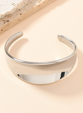 跨境新品开口手镯镀18K金