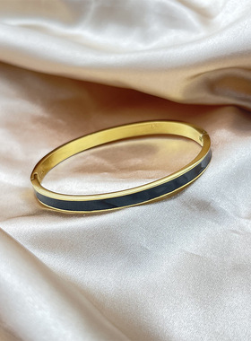 单色简约手镯轻奢复古高级感百搭