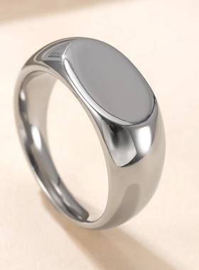 跨境热销钛钢情侣对戒