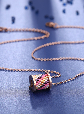 若娜新款手工串珠项链