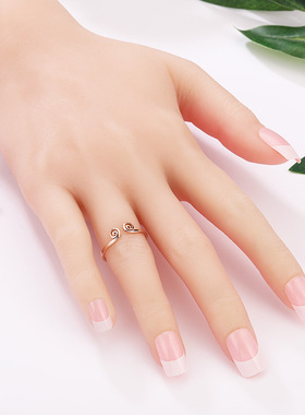 时尚潮人紧箍咒钛钢戒指女简约