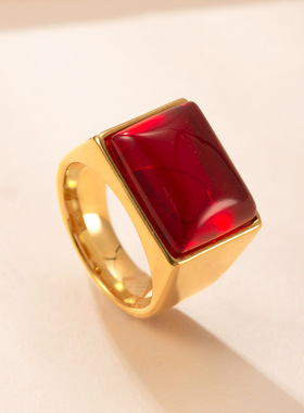 欧美轻奢宫廷风钛钢戒指